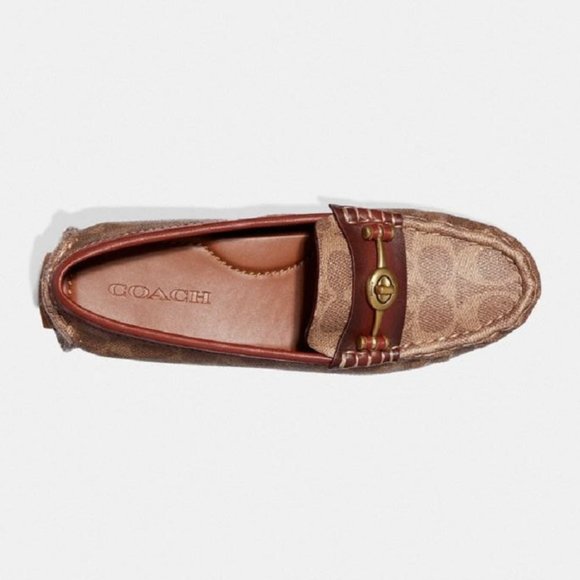 $98 *NEW* COACH Crosby Turnlock Driver In Signat - Picture 10 of 12